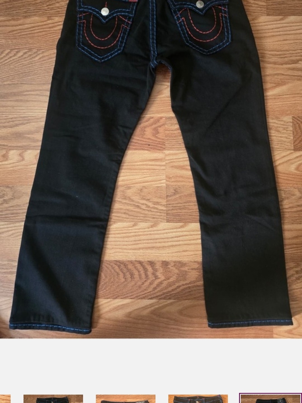 True Religion Men Black 2026 True Religion Jeans. Black Straight Fit. Like New